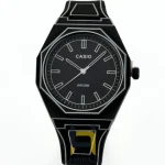 خرید ساعت مچی کاسیو Casio مدل مشکی، ساعت دیجیتال با بند برزنتی ضدآب و مقاوم، مناسب استایل کلاسیک.