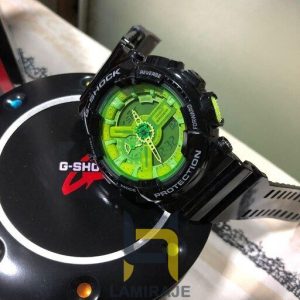 ساعت مچی مردانه جی شاک G-Shock GA110 مشکی فسفری، دیجیتال، خرید ساعت ضدآب و اتولایت‌دار.