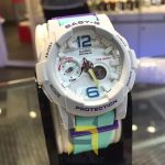 ساعت مچی زنانه کاسیو BABY-G مدل BGA-180-3B، دیجیتال سبز، خرید ساعت اسپرت و مقاوم برای بانوان.