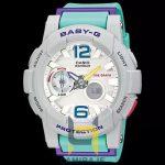 ساعت مچی زنانه کاسیو BABY-G مدل BGA-180-3B، دیجیتال سبز، خرید ساعت اسپرت و مقاوم برای بانوان.