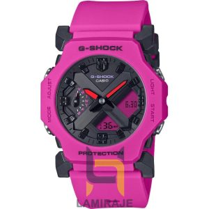 ساعت مچی مردانه دیجیتال کاسیو جی شاک Casio G-Shock مدل GA-2300-4A صورتی، خرید ساعت مقاوم و شیک.