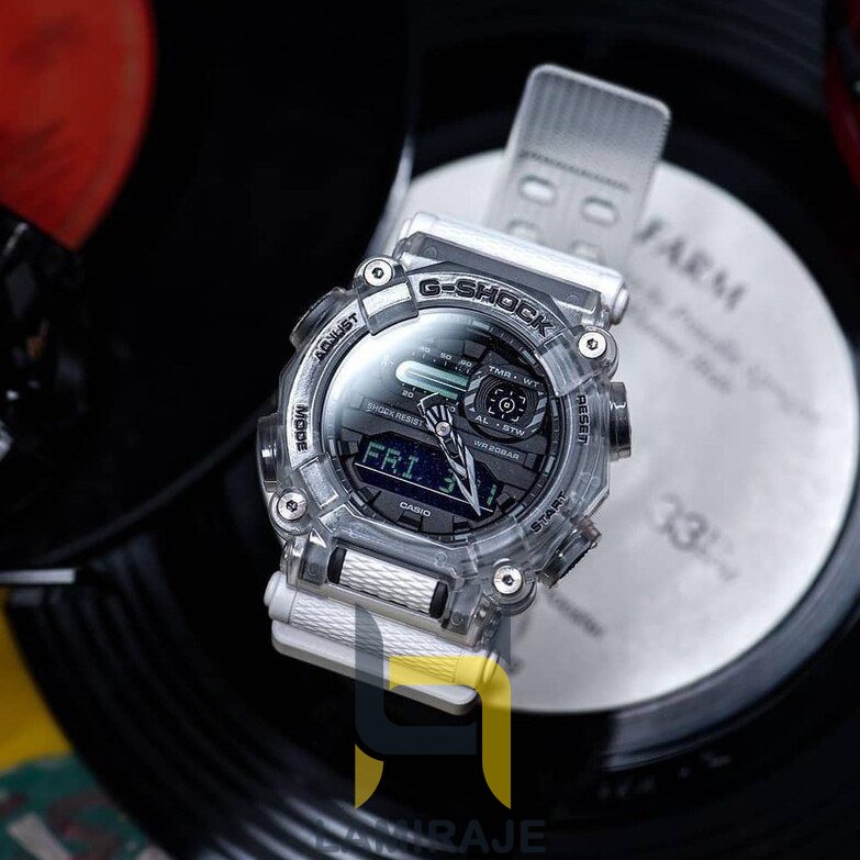 ساعت مچی مردانه کاسیو CASIO G-Shock GA-900SKL دیجیتال مشکی، خرید ساعت جی شاک با تنظیم اتوماتیک و اتولایت.