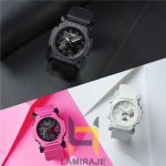 ساعت مچی مردانه کاسیو جی شاک GA2300 سفید دیجیتال، خرید ساعت اسپرت ژاپنی با بند سیلیکونی مقاوم.