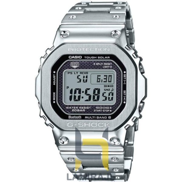 ساعت مچی مردانه کاسیو جی شاک Casio G-Shock مدل GMW-B5000D-1ER دیجیتال نقره‌ای، خرید ساعت مقاوم و شیک.