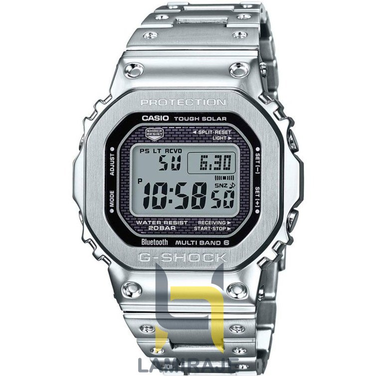 ساعت مچی مردانه کاسیو جی شاک Casio G-Shock مدل GMW-B5000D-1ER دیجیتال نقره‌ای، خرید ساعت مقاوم و شیک.
