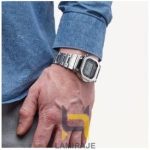ساعت مچی مردانه کاسیو جی شاک Casio G-Shock مدل GMW-B5000D-1ER دیجیتال نقره‌ای، خرید ساعت مقاوم و شیک.