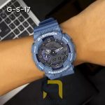 ساعت مچی مردانه جی شاک G-Shock GA110 آبی، دیجیتال، ضدآب، خرید ساعت اسپرت با اتولایت و تنظیم اتوماتیک.