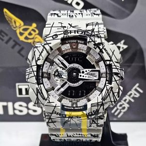 ساعت مچی مردانه جی‌شاک G-Shock GA110 دیجیتال مشکی، خرید ساعت ضدآب و اتوماتیک، مناسب ماجراجویی‌های روزمره.