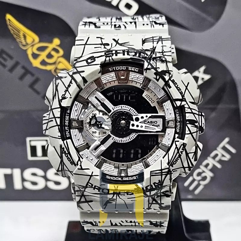 ساعت مچی مردانه جی‌شاک G-Shock GA110 دیجیتال مشکی، خرید ساعت ضدآب و اتوماتیک، مناسب ماجراجویی‌های روزمره.