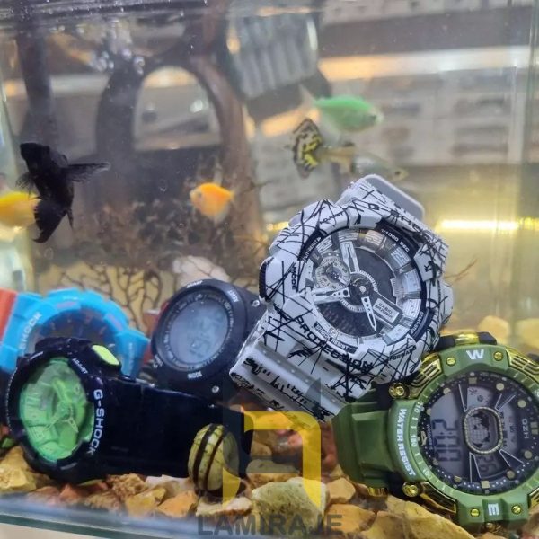 ساعت مچی مردانه جی‌شاک G-Shock GA110 دیجیتال مشکی، خرید ساعت ضدآب و اتوماتیک، مناسب ماجراجویی‌های روزمره.