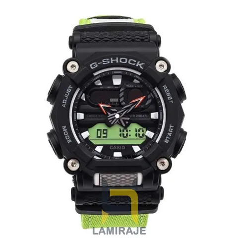 ساعت مچی مردانه جی‌شاک G-Shock GA-900C-1A4DR سبز، ساعت دیجیتال اسپرت، خرید ساعت مقاوم و شیک.
