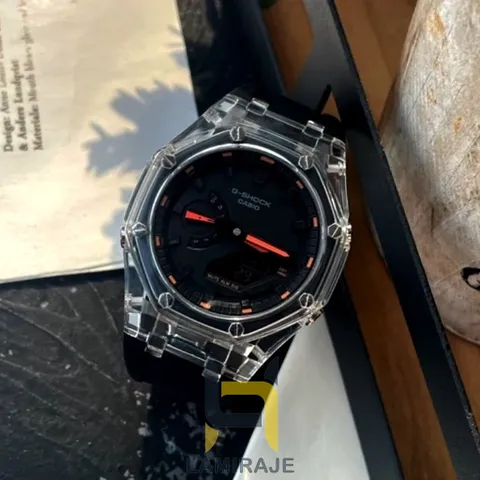 ساعت مچی مردانه کاسیو G-SHOCK دیجیتال مشکی، خرید ساعت اسپرت ضدآب با بند رابر مقاوم و طراحی مدرن.