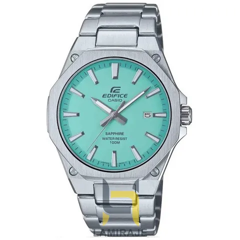 ساعت مچی مردانه کاسیو ادیفایس Casio Edifice EFR-S108D-2BV دیجیتال بند استیل آبی سبز خرید ساعت رسمی