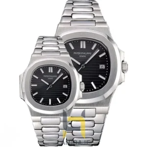 ساعت مچی مردانه پتک فیلیپ Patek Philippe ناتیلوس، دیجیتال، سیلور، خرید ساعت لوکس و شیک با بند استیل ضد زنگ.