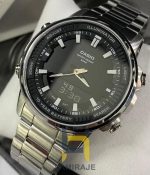 خرید ساعت مچی مردانه کاسیو Casio مدل AMW-880D-1AVDF، دیجیتال، بند استیل نقره‌ای، مناسب استایل روزمره.