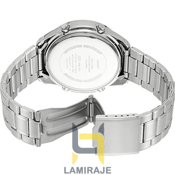 خرید ساعت مچی مردانه کاسیو Casio مدل AMW-880D-1AVDF، دیجیتال، بند استیل نقره‌ای، مناسب استایل روزمره.