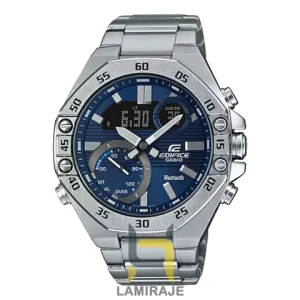 ساعت مچی مردانه کاسیو ادیفایس Casio Edifice ECB-10YD-2AJF دیجیتال، خرید ساعت سیلور و صفحه آبی، بند فلزی مقاوم.