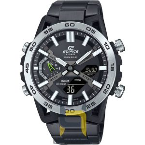 ساعت مچی مردانه کاسیو Edifice مدل ECB-2000DD-1ADF، دیجیتال، رنگ مشکی، خرید ساعت با بند استیل و بلوتوث.