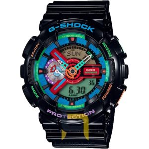 ساعت مچی مردانه کاسیو G-SHOCK GA-110MC-1ADR دیجیتال مشکی؛ خرید ساعت مقاوم و ضدآب برای ماجراجویان.
