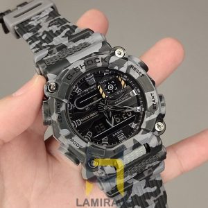 ساعت مچی مردانه کاسیو CASIO G-Shock GA-900 چریکی طوسی، خرید ساعت دیجیتال اسپرت با تنظیم اتوماتیک.
