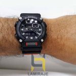 ساعت مچی مردانه G-SHOCK کاسیو مدل GA-900C-1A4، دیجیتال مشکی، خرید ساعت اسپرت مقاوم و ضد ضربه.
