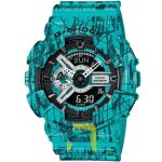 ساعت مچی مردانه کاسیو جی شاک GA-110SL-3A، دیجیتال، آبی مشکی، خرید ساعت مقاوم ۲۰۰ متری، موتور کوارتز.