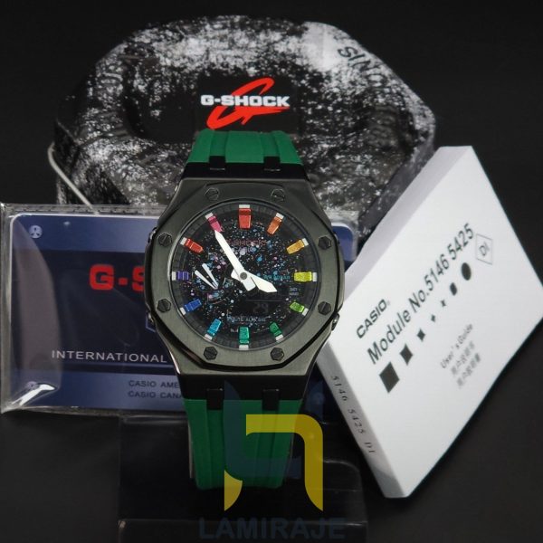 خرید ساعت مچی مردانه کاسیو G-Shock GMA 2100 مشکی، ساعت دیجیتال اسپرت مقاوم و شیک برای علاقه‌مندان به ساعت.