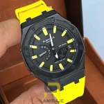 ساعت مچی جی‌شاک G-Shock GA2100 دیجیتال قاب فلزی زرد مشکی، خرید ساعت با کیفیت بالا و طراحی مدرن.