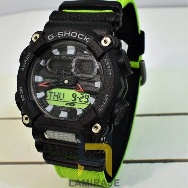 ساعت مچی مردانه جی‌شاک G-Shock GA-900C-1A4DR سبز، ساعت دیجیتال اسپرت، خرید ساعت مقاوم و شیک.