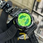 ساعت مچی مردانه جی شاک G-Shock GA110 مشکی فسفری، دیجیتال، خرید ساعت ضدآب و اتولایت‌دار.