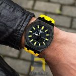 ساعت مچی مردانه جی‌شاک G-Shock GA2100 دیجیتال قاب فلزی زرد مشکی، خرید ساعت با کیفیت بالا و طراحی مدرن.