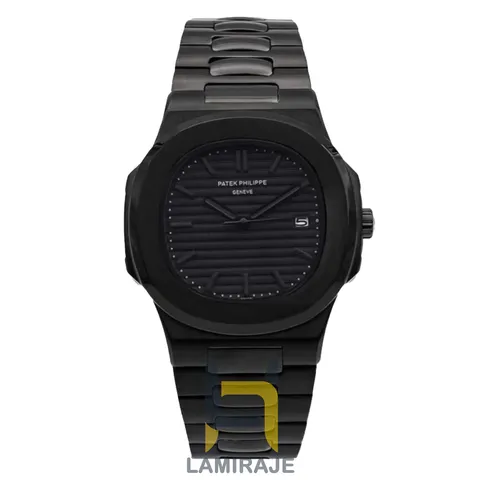 ساعت مچی مردانه پتک فیلیپ ناتیلوس Patek Philippe Nautilus دیجیتال مشکی، خرید ساعت لوکس و شیک.
