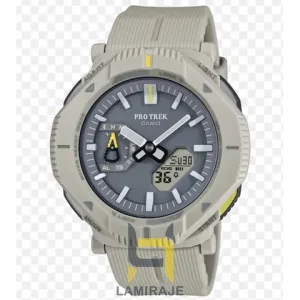 ساعت مچی مردانه کاسیو پروترک CASIO PROTREK PRJBO01-7D دیجیتال کرمی، خرید ساعت ضدآب و مقاوم در برابر ضربه.