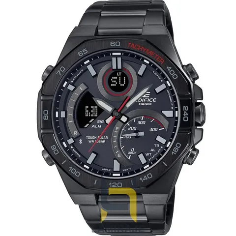 ساعت مچی مردانه کاسیو ادیفایس Casio Edifice ECB-950DC-1A استیل نقره‌ای، خرید ساعت دیجیتال لوکس و تنظیم جهانی.