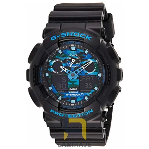 خرید ساعت مچی اسپرت کاسیو جی‌شاک G-Shock مدل GA-100CB-1A مشکی، ساعت دیجیتال مقاوم و اسپرت.