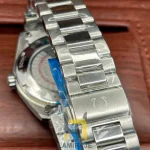 ساعت مچی مردانه امگا Omega Seamaster Aqua Terra دیجیتال صفحه نارنجی، خرید ساعت شیک و مقاوم با بند فلزی سیلور.