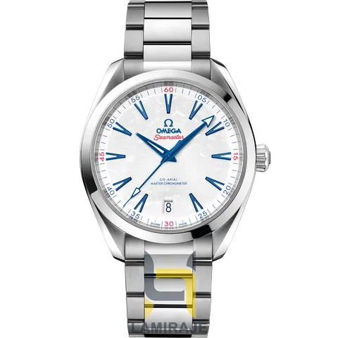 ساعت مچی مردانه امگا Omega Seamaster Aqua Terra صدفی، خرید ساعت دیجیتال لوکس و کلاسیک با موتور اتوماتیک.