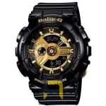 ساعت مچی مردانه کاسیو Casio مدل BA1101ADR دیجیتال مشکی و طلایی، خرید ساعت با طراحی اسپرت و مقاوم در برابر آب.