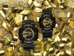 ساعت مچی مردانه کاسیو Casio مدل BA1101ADR دیجیتال مشکی و طلایی، خرید ساعت با طراحی اسپرت و مقاوم در برابر آب.