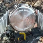 ساعت مچی مردانه کاسیو ادیفایس Casio Edifice EFV-C110D-2AV، ساعت دیجیتال با بند فلزی و صفحه آبی، خرید ساعت شیک.