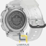 خرید ساعت مچی مردانه کاسیو جی شاک GM-110SCM-1ADR دیجیتال نقره‌ای، بند رزینی سفید، مناسب استفاده روزمره و ورزشی.