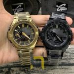 ساعت مچی مردانه جی شاک کاسیو مدل GST-B500GD-9A، دیجیتال استیل طلایی، خرید ساعت شیک و مقاوم.