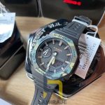 ساعت مچی مردانه کاسیو Casio مدل GA-2100SU-1A دیجیتال مشکی، خرید ساعت ضدآب و ضدضربه با طراحی مدرن.