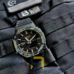 ساعت مچی مردانه کاسیو Casio مدل GA-2100SU-1A دیجیتال مشکی، خرید ساعت ضدآب و ضدضربه با طراحی مدرن.