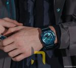 خرید ساعت مچی مردانه کاسیو Casio مدل GM2140GEM-2ADR دیجیتال آبی با بند رزین، مناسب برای استفاده روزمره و ورزشی.