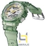 ساعت مچی مردانه و زنانه کاسیو Casio مدل GMA-S120GS-3ADR سبز، دیجیتال، خرید ساعت اسپرت مقاوم در برابر آب.
