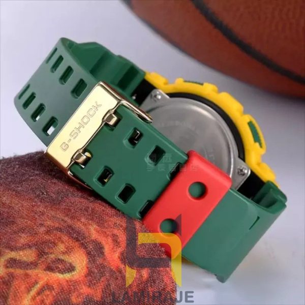 ساعت مچی مردانه جی شاک G-Shock GA110 سبز زرد، دیجیتال، خرید ساعت ضدآب و اتوماتیک جاماییکا.
