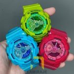 خرید ساعت مچی مردانه جیشاک G-Shock GA110 آبی آسمانی، دیجیتال، ضدآب و اتولایت دار، مناسب برای فعالیتهای روزمره.