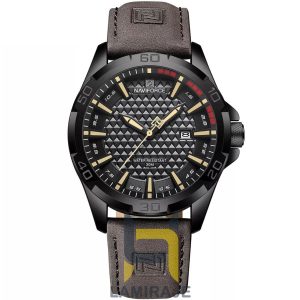 ساعت مچی مردانه نیوی فورس Naviforce NF-8023 دیجیتال قهوهای، خرید ساعت با بند چرمی کلاسیک و موتور کوارتز.