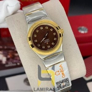 خرید ساعت مچی زنانه امگا کانسلیشن Omega Constellation رنگ ثابت، ساعت دیجیتال شیک و باکیفیت برای بانوان